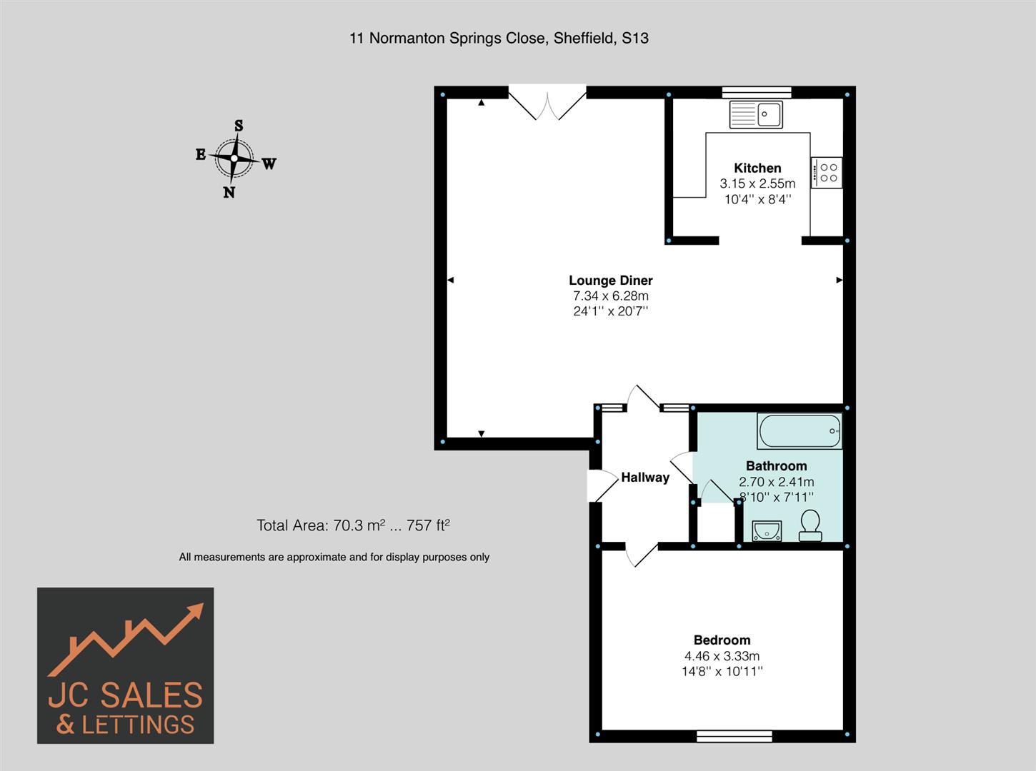 Normanton Spring Close, Sheffield Floorplan